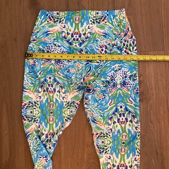Beautiful summer leggings. Abstract/watercolor/colorful design. - Picture 6 of 8